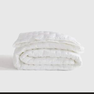 Quince New Bamboo Quilt Twin White